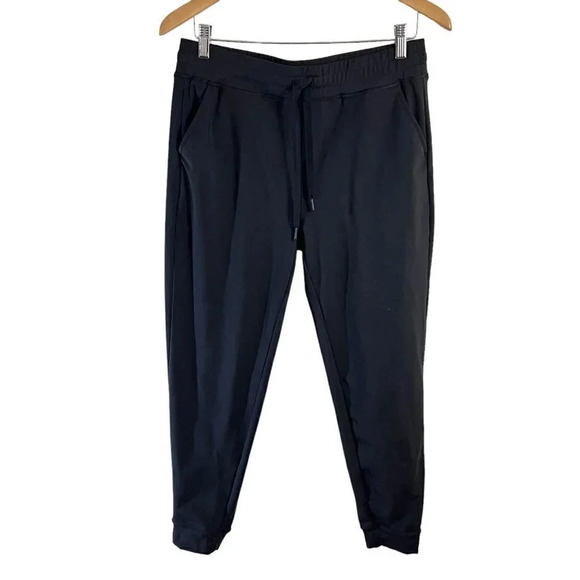 32 Degrees Heat Black Joggers Womens Size Small Elastic Waistband Drawstrings - Picture 1 of 5
